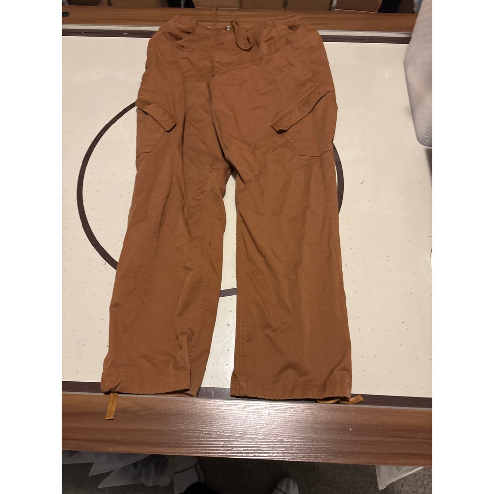 80 Jordan Flight Heritage Cargo Pants Mens XL Brown Utility Trousers DQ7342-259